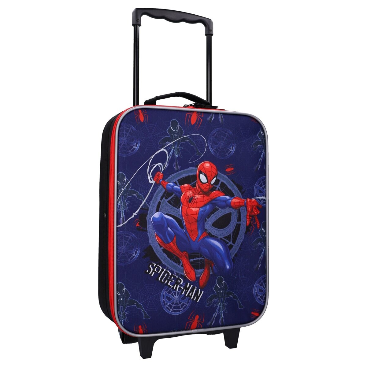 Spider Man Kinder Trolley Koffer Reisekoffer mit Rollen für Urlaub