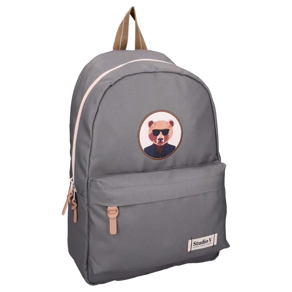 Studio V Bear Business Kinder Backpack Schultasche Tagesrucksack - Bild 1