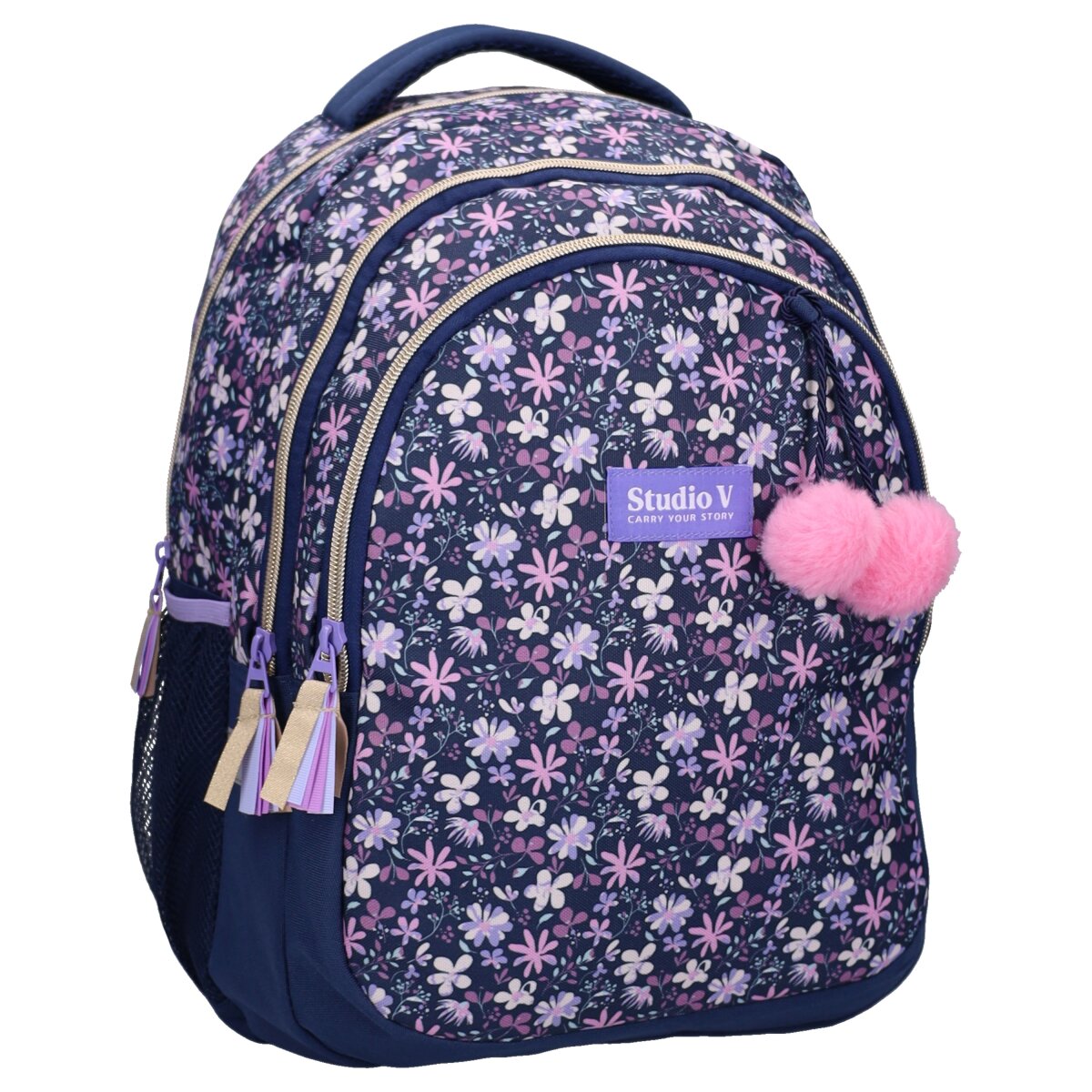 Studio V Flower Bomb M&auml;dchen Rucksack Kinder Backpack Schultasche - Bild 1