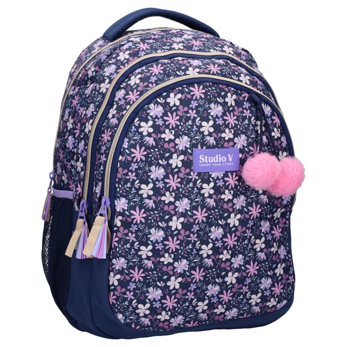 Studio V Flower Bomb Mädchen Rucksack Kinder Backpack Schultasche
