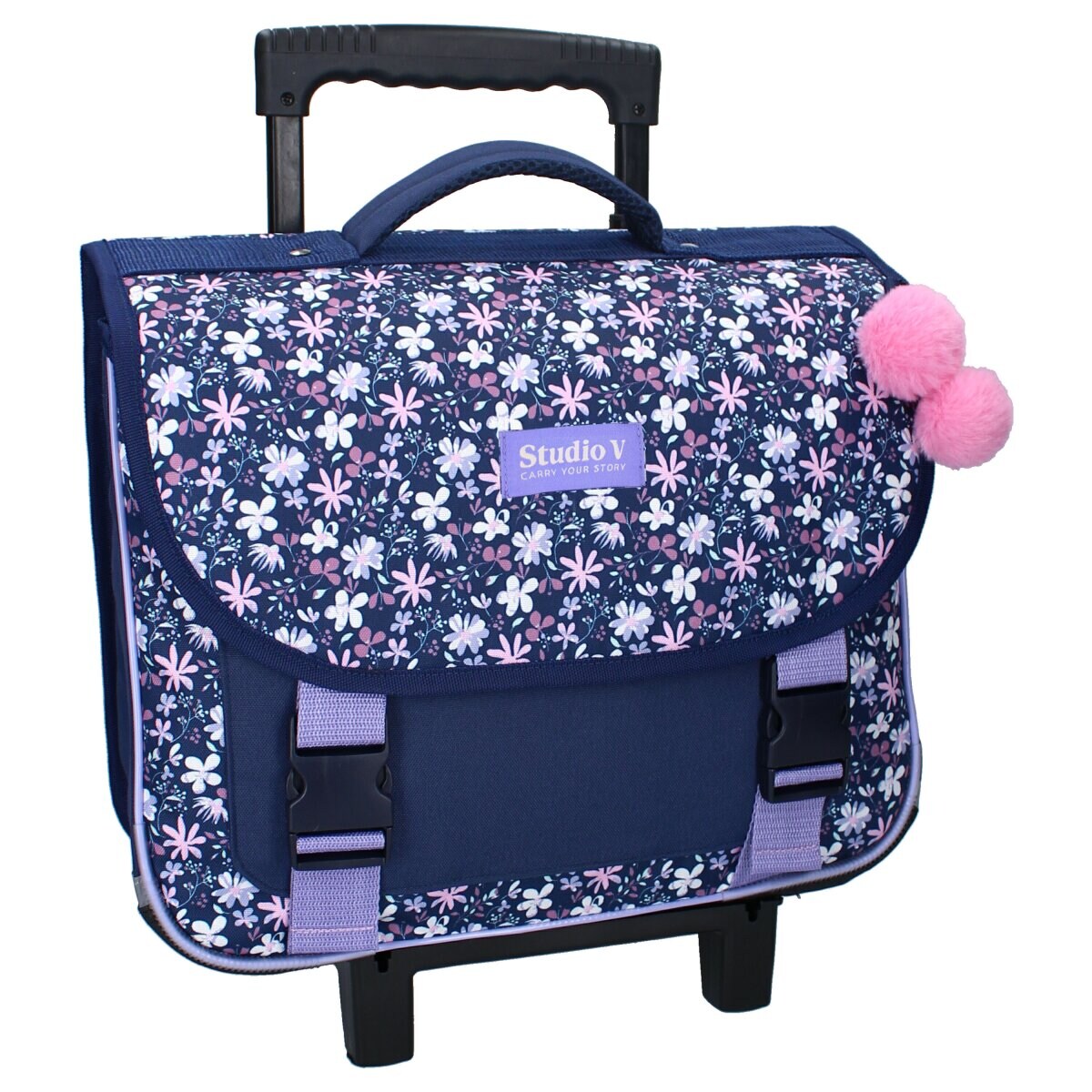 Studio V Flower Bomb Schulrucksack Trolley Kinder Mädchen Schultasche