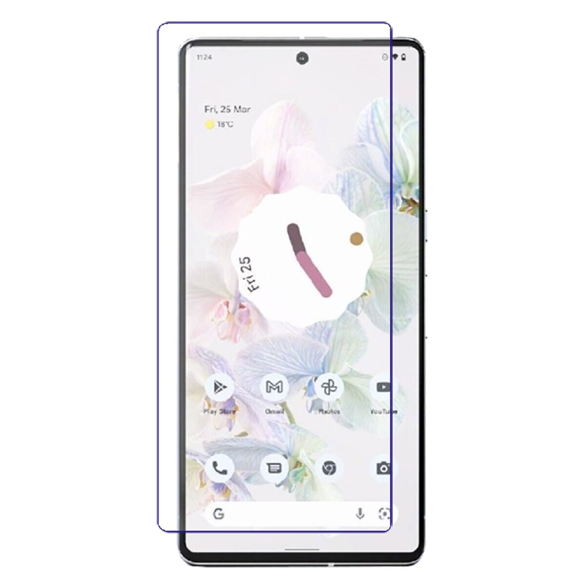 Schutzglas 9H kompatibel mit Google Pixel 9 Pro Displayschutzfolie Passgenau Glas 1x Schutzglas - Bild 1