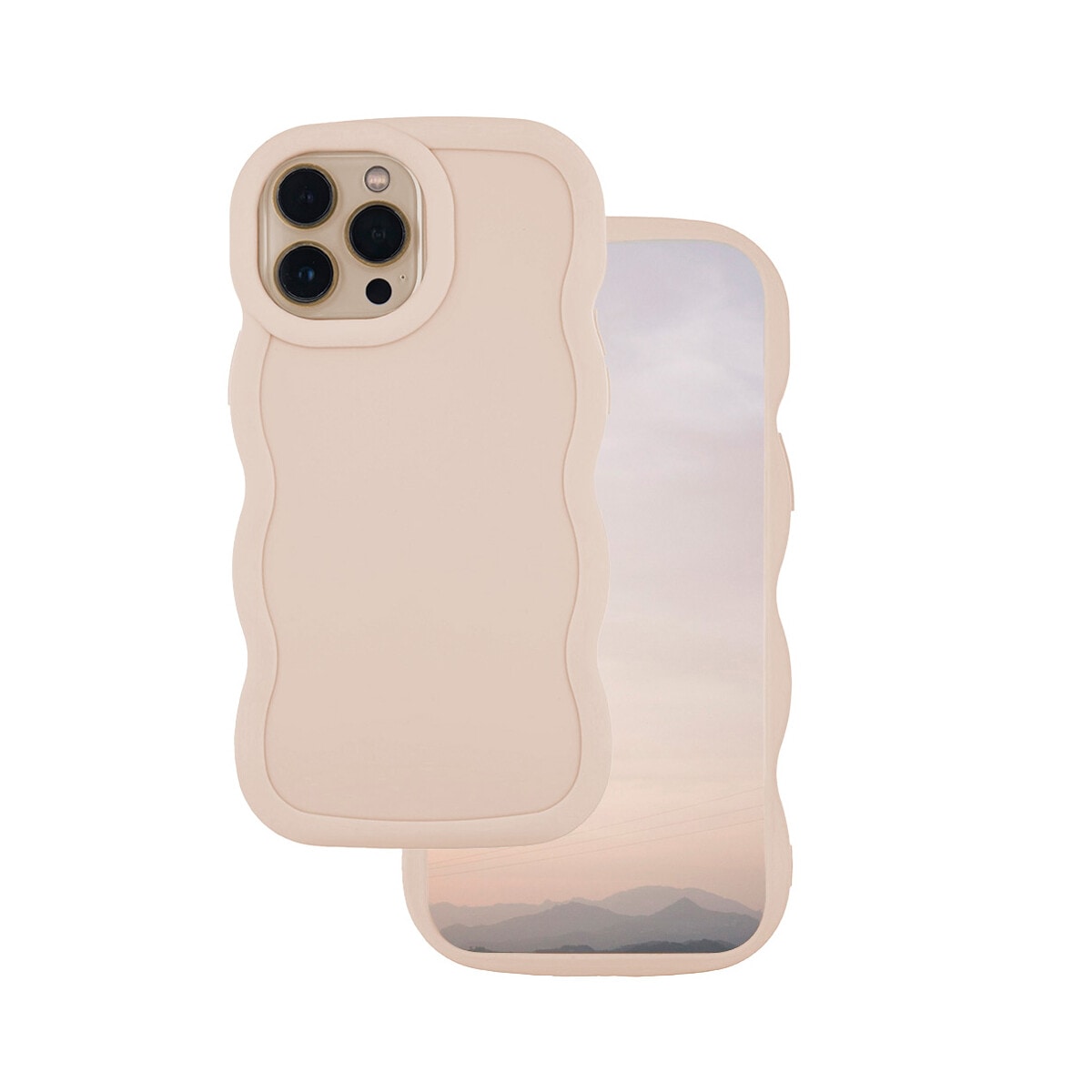 Candy Case H&uuml;lle Schutz Handyh&uuml;lle kompatibel mit iPhone 16 Beige - Bild 1