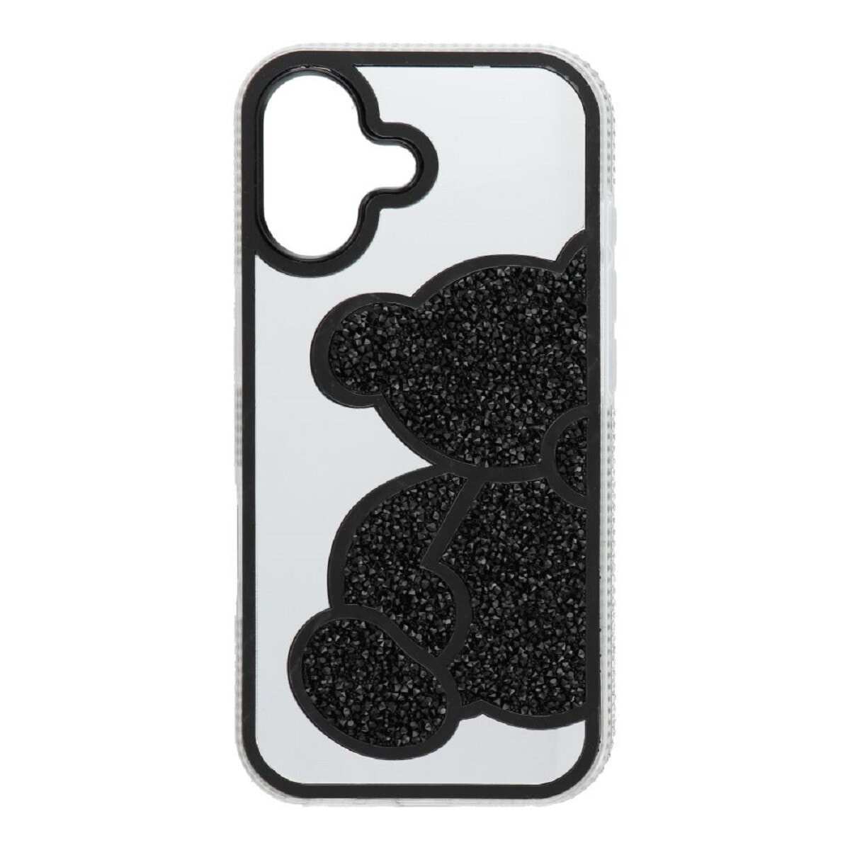 Teddy Bear Handyh&uuml;lle kompatibel mit iPhone 17 Schwarz - Bild 1