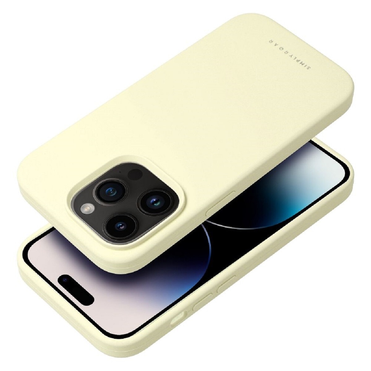 Hochwertige Silikon Handyh&uuml;lle Bumper kompatibel mit iPhone 17 Gelb - Bild 1
