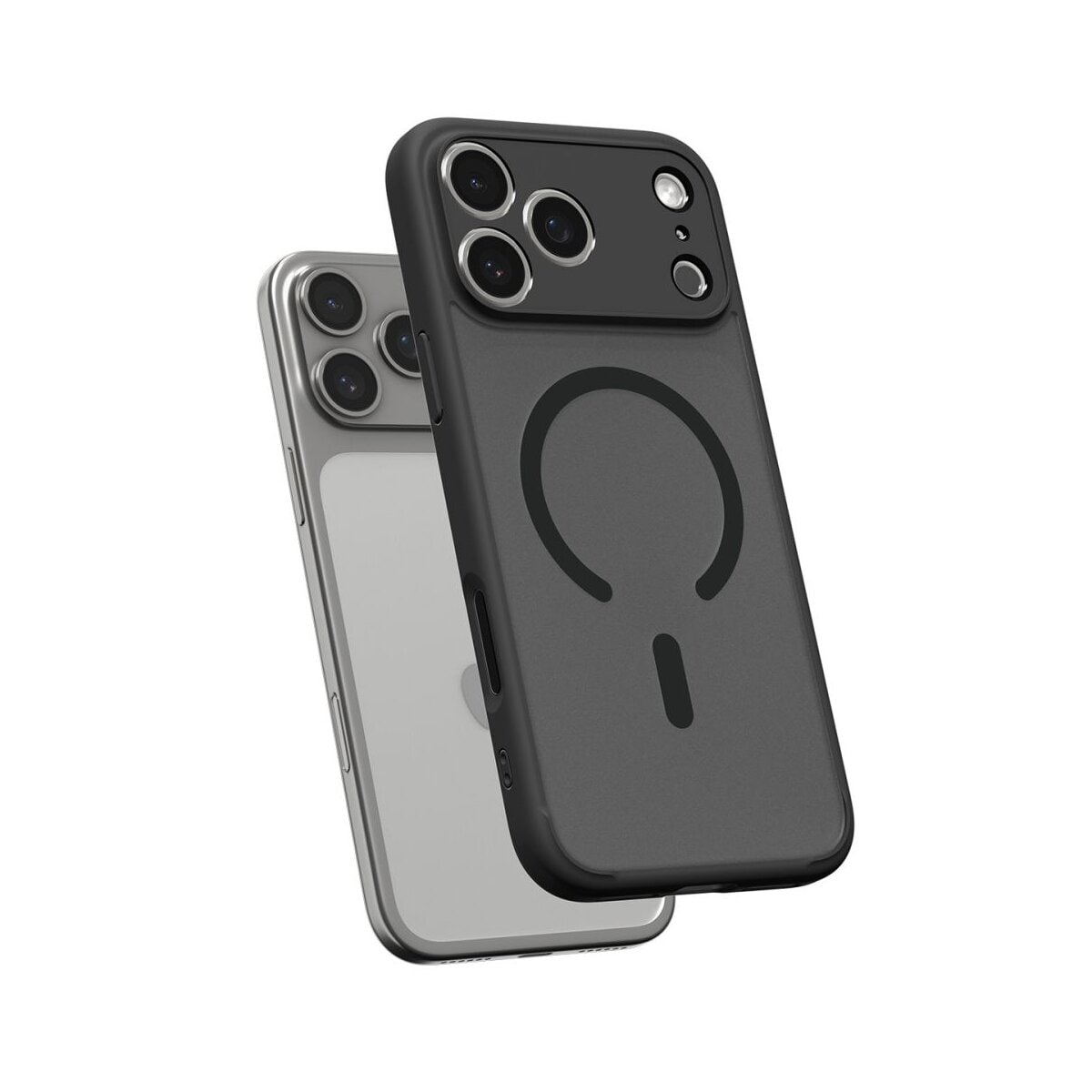 Spigen Ultra Hybrid Case kompatibel mit iPhone 17 Pro &ndash; Schwarz - Bild 1