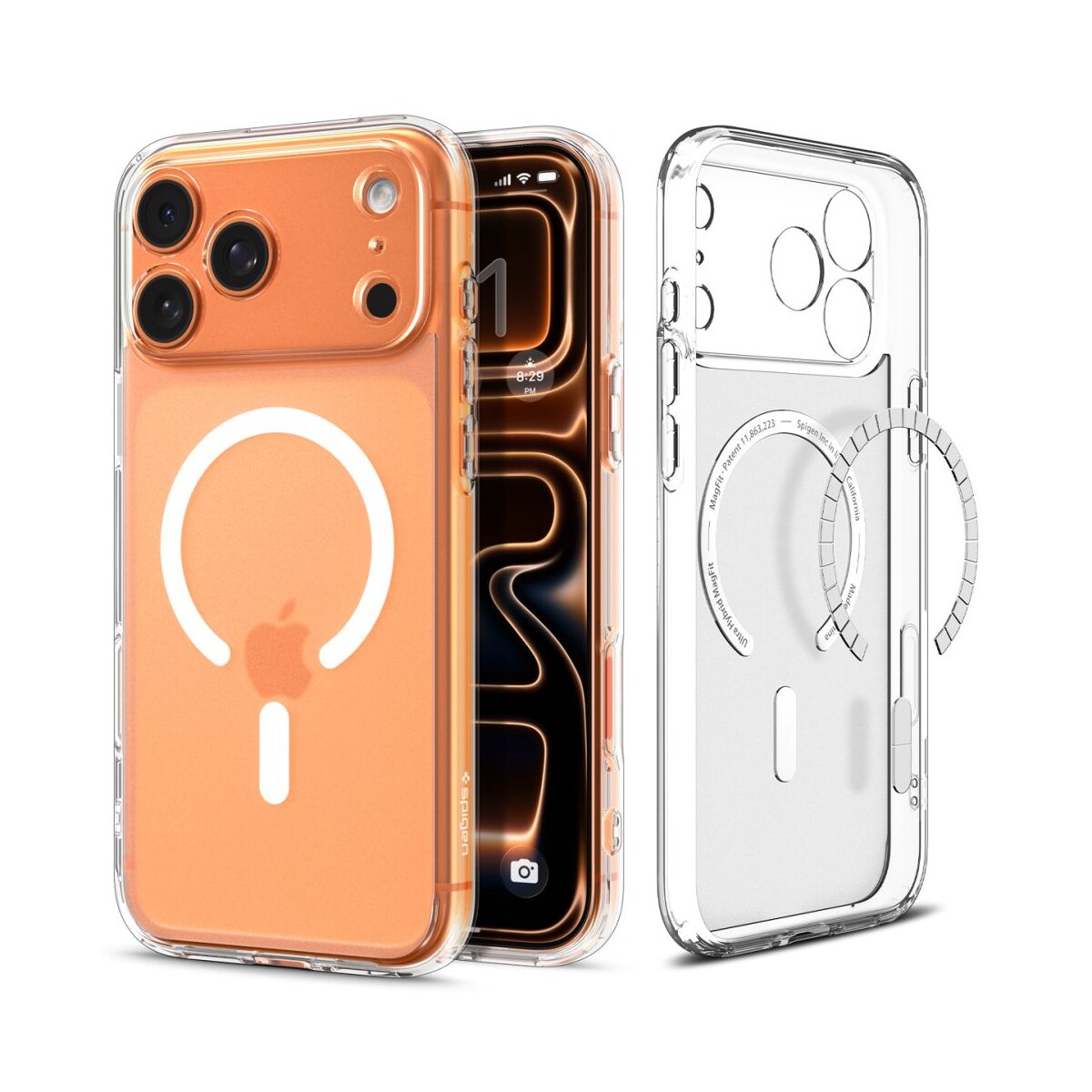 Spigen Ultra Hybrid Case kompatibel mit iPhone 17 Pro &ndash; Wei&szlig; - Bild 1
