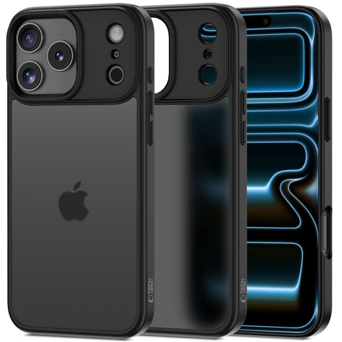 Tech Protect MagMat Case kompatibel mit iPhone 17 Pro Mattschwarz - Bild 1