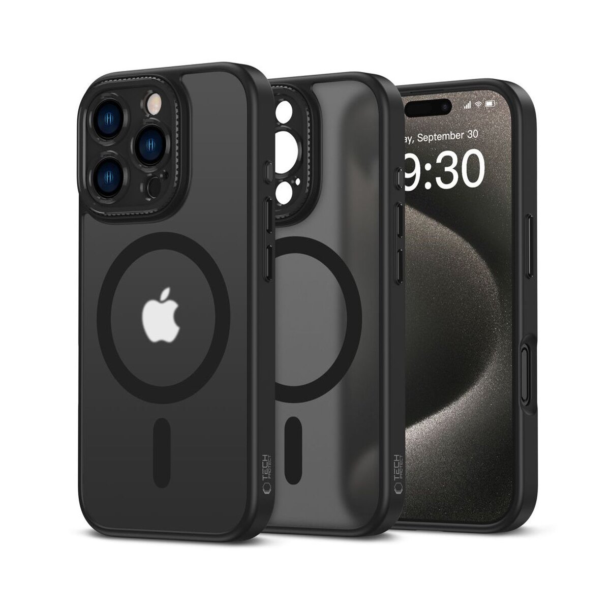 TechProtect MagCam magnetisch H&uuml;lle iPhone 16 Pro Max durchscheinend - Bild 1