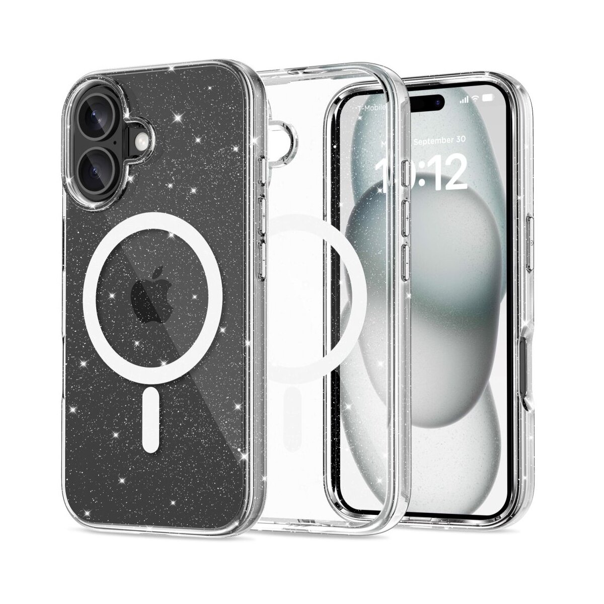 TechProtect FlexAir Hybrid magnetisch H&uuml;lle iPhone 16 transparent - Bild 1