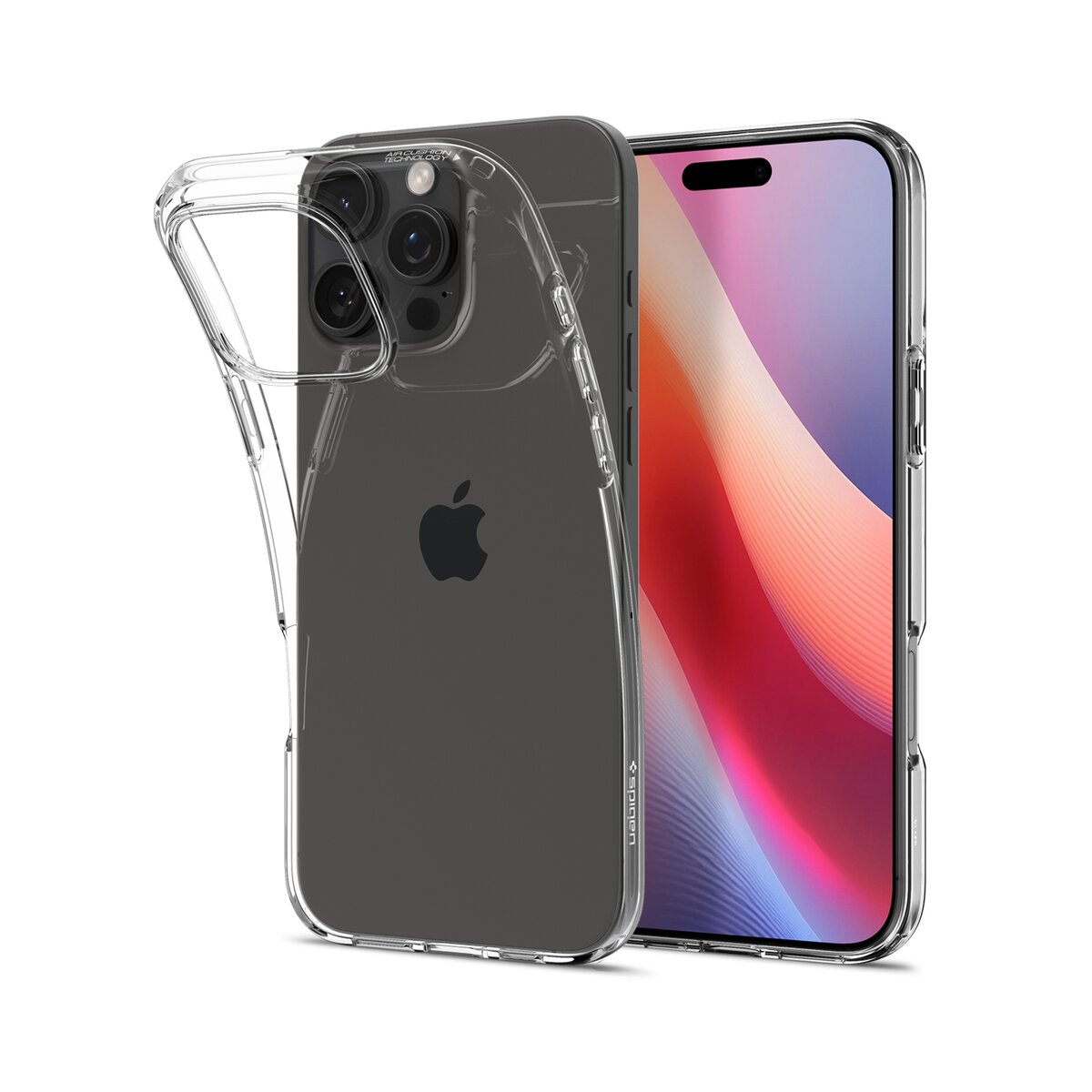 Spigen Liquid Crystal H&uuml;lle iPhone 16 Pro Max transparent - Bild 1