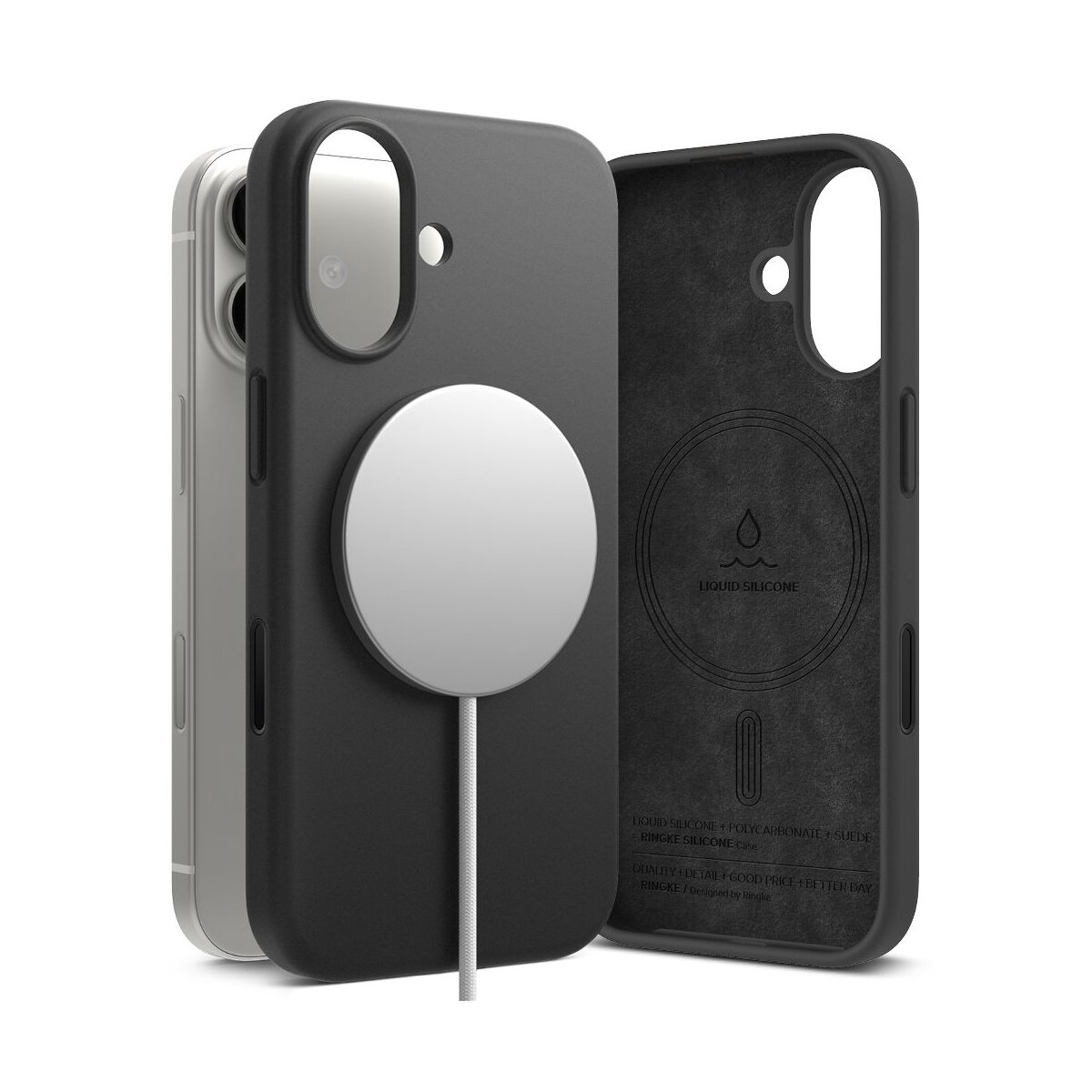 Ringke Silikon Magnetische magnetisch H&uuml;lle iPhone 17  Lila - Bild 1
