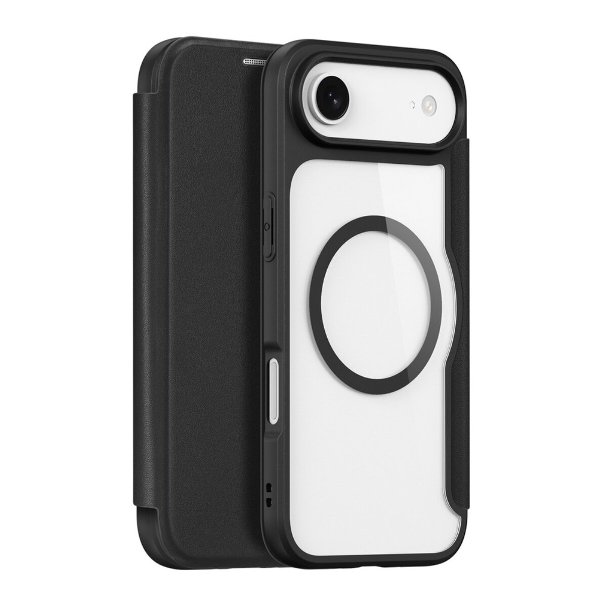 Dux Ducis Skin X Pro Handyh&uuml;lle mit Magnetfunktion Kompatibel mit iPhone 17 Air Schwarz - Bild 1
