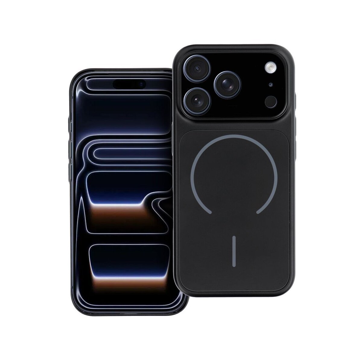 Case Make 17 Magnetische H&uuml;lle Schwarz Kompatibel mit Apple iPhone 17 Air - Bild 1