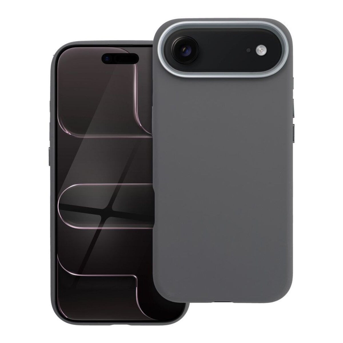 Forcell F Protect Frame Magnet H&uuml;lle Grau Kompatibel mit iPhone 17 Air - Bild 1