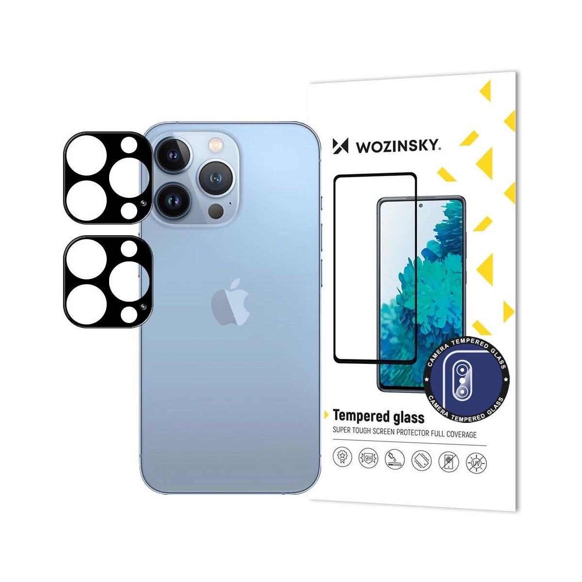 Wozinsky Vollkameraglas Kompatibel mit iPhone 17 Pro Max - Schwarz (2e - Bild 1
