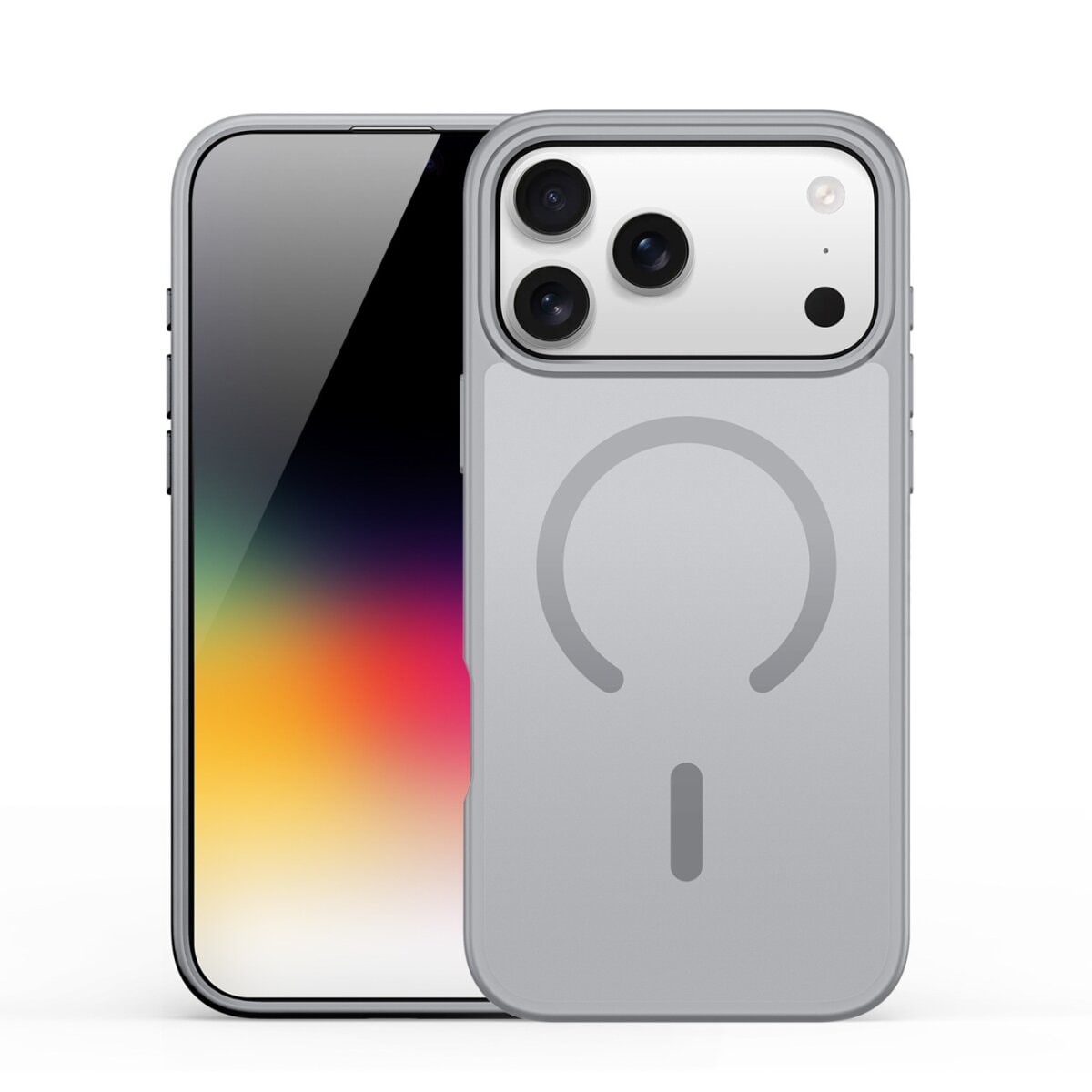 Dux Ducis Yind iPhone 17 Pro H&uuml;lle kompatibel mit Magnetring - grau Ha - Bild 1