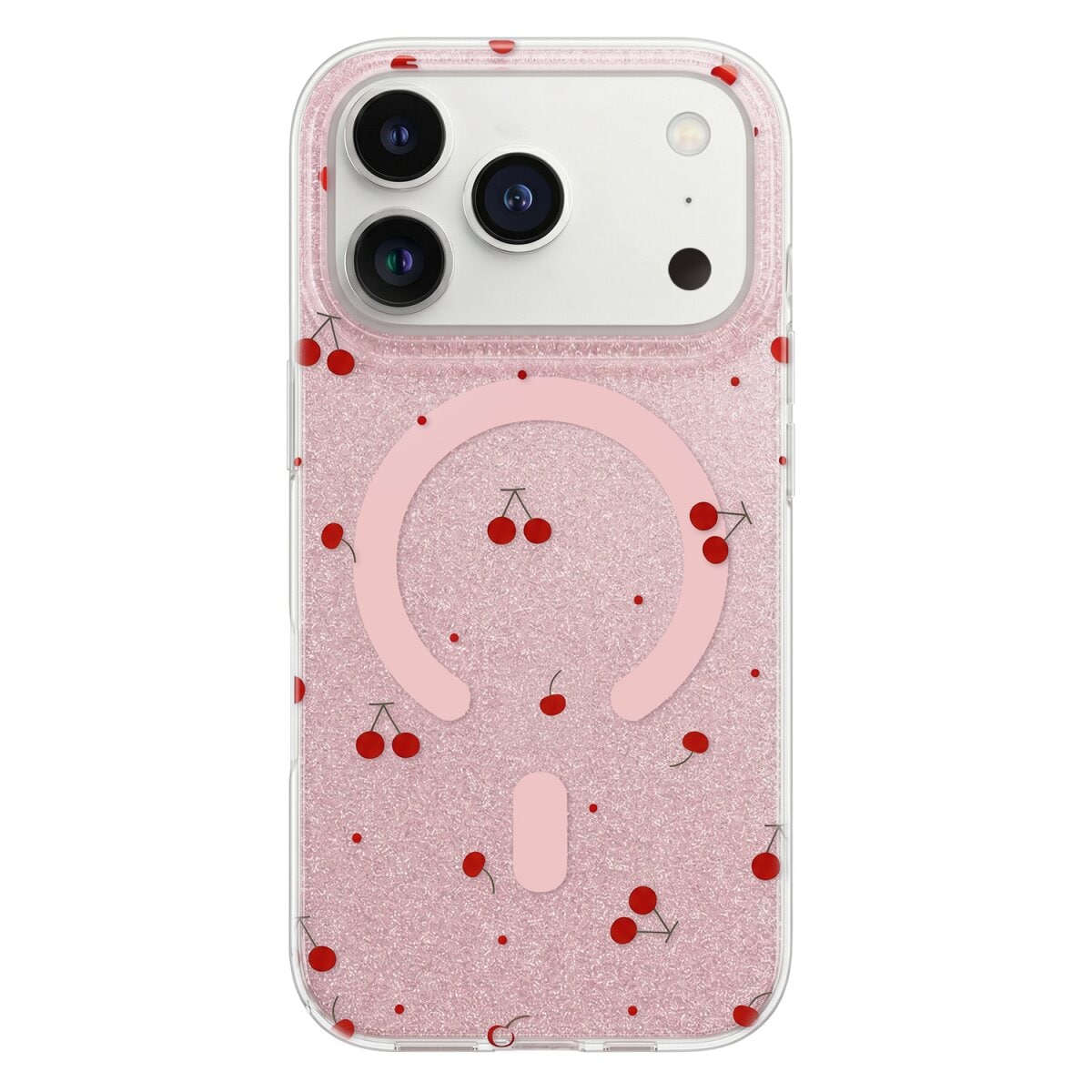 TFO Cherry Mag f&uuml;r Samsung Galaxy S26 rosa Handyh&uuml;lle mit Kirschmotiv - Bild 1