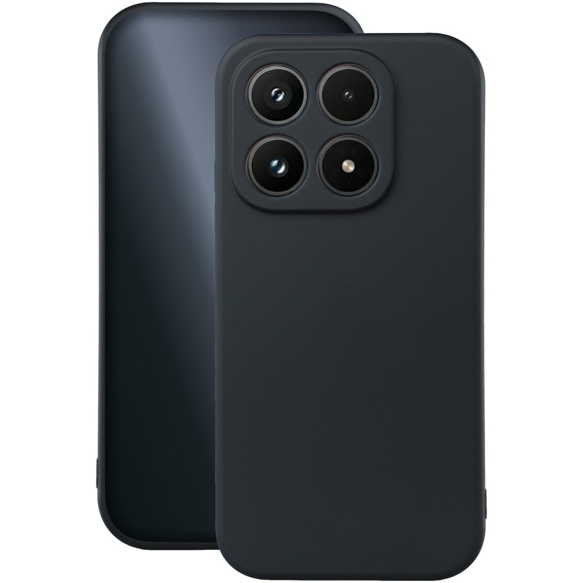 TFO Silicon f&uuml;r Xiaomi 17 schwarz Handyh&uuml;lle mit matter Oberfl&auml;che - Bild 1