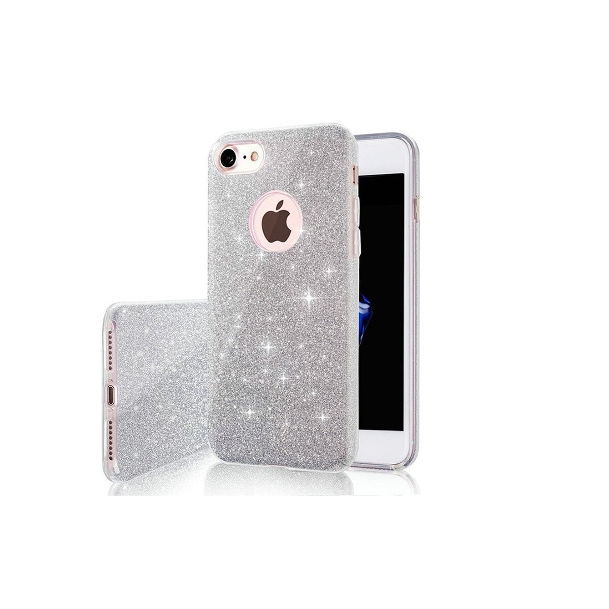 TFO Glitter 3in1 kompatibel mit iPhone 17 Pro Max silber Handyh&uuml;lle - Bild 1