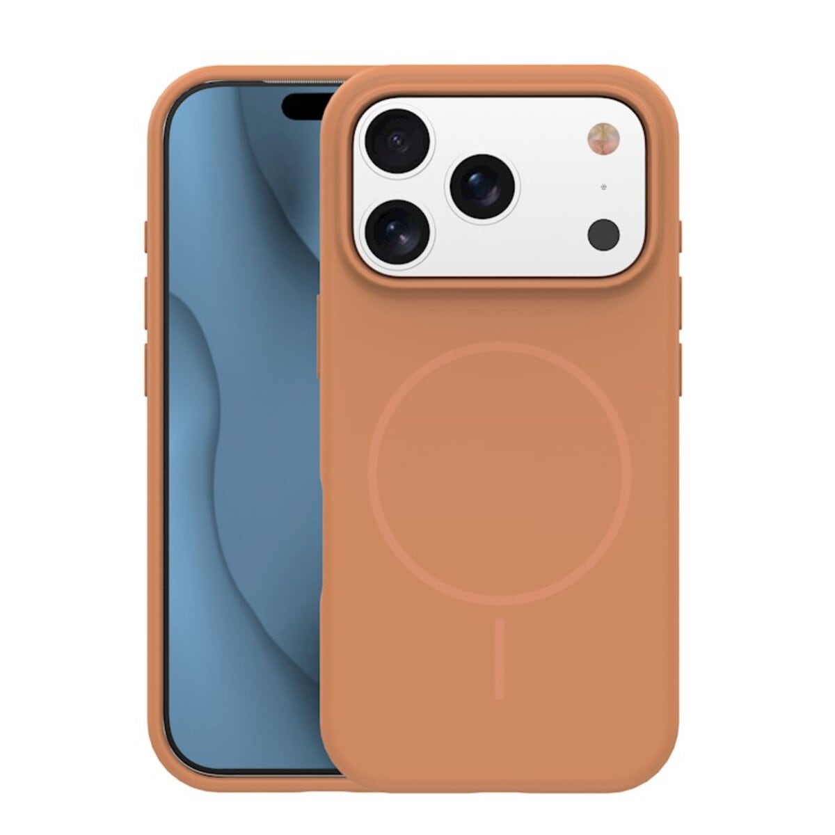 TFO Silicone Thin Mag kompatibel mit Apple iPhone 15 Pro Karamell - Bild 1