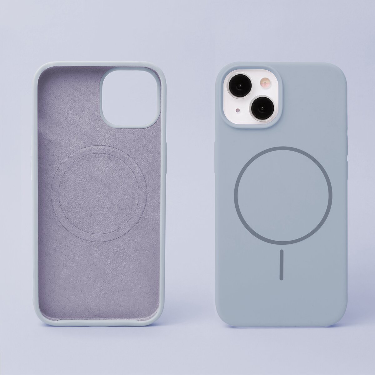 TFO Silicone Thin Mag kompatibel mit Apple iPhone 16 Hellblau - Bild 1