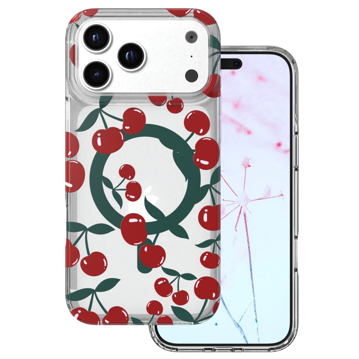 TFO Cherry Mag Kompatibel mit  iPhone 18 Pro / 17 Pro Transparent - Bild 1