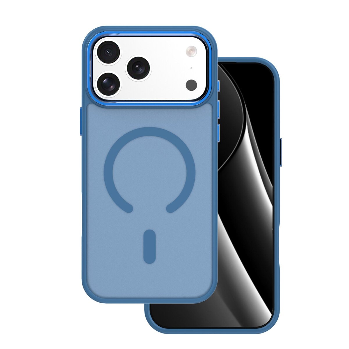 TFO Frozen Mag Kompatibel mit  iPhone 18 Pro / 17 Pro Marineblau - Bild 1