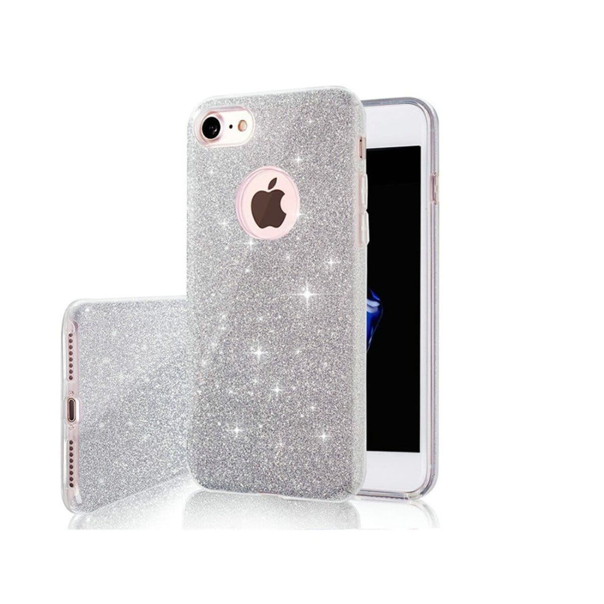 TFO Glitter 3in1 Kompatibel mit  iPhone 18 Pro / 17 Pro Silber - Bild 1