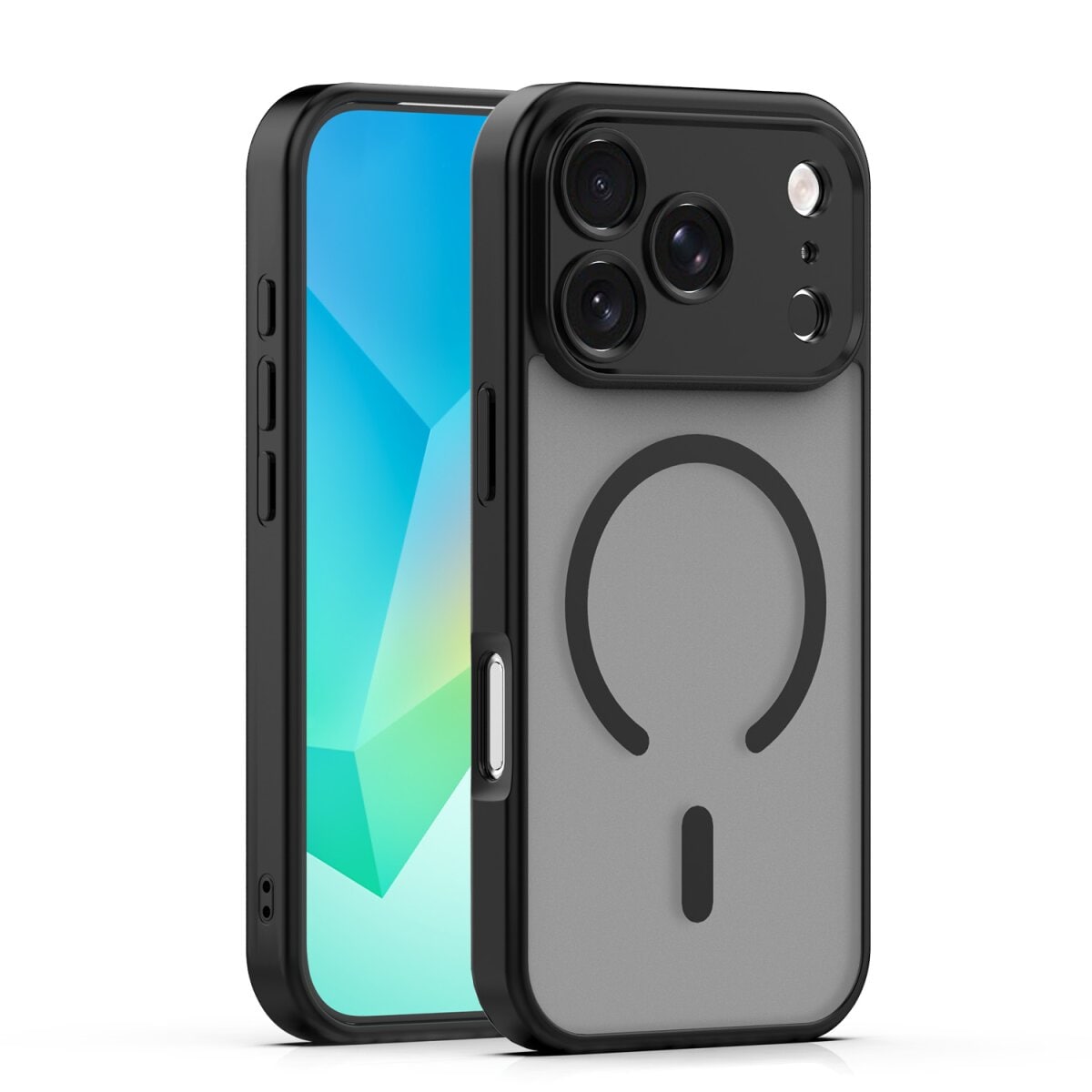 TFO Mag Matt Kompatibel mit  iPhone 18 Pro / 17 Pro Schwarz - Bild 1