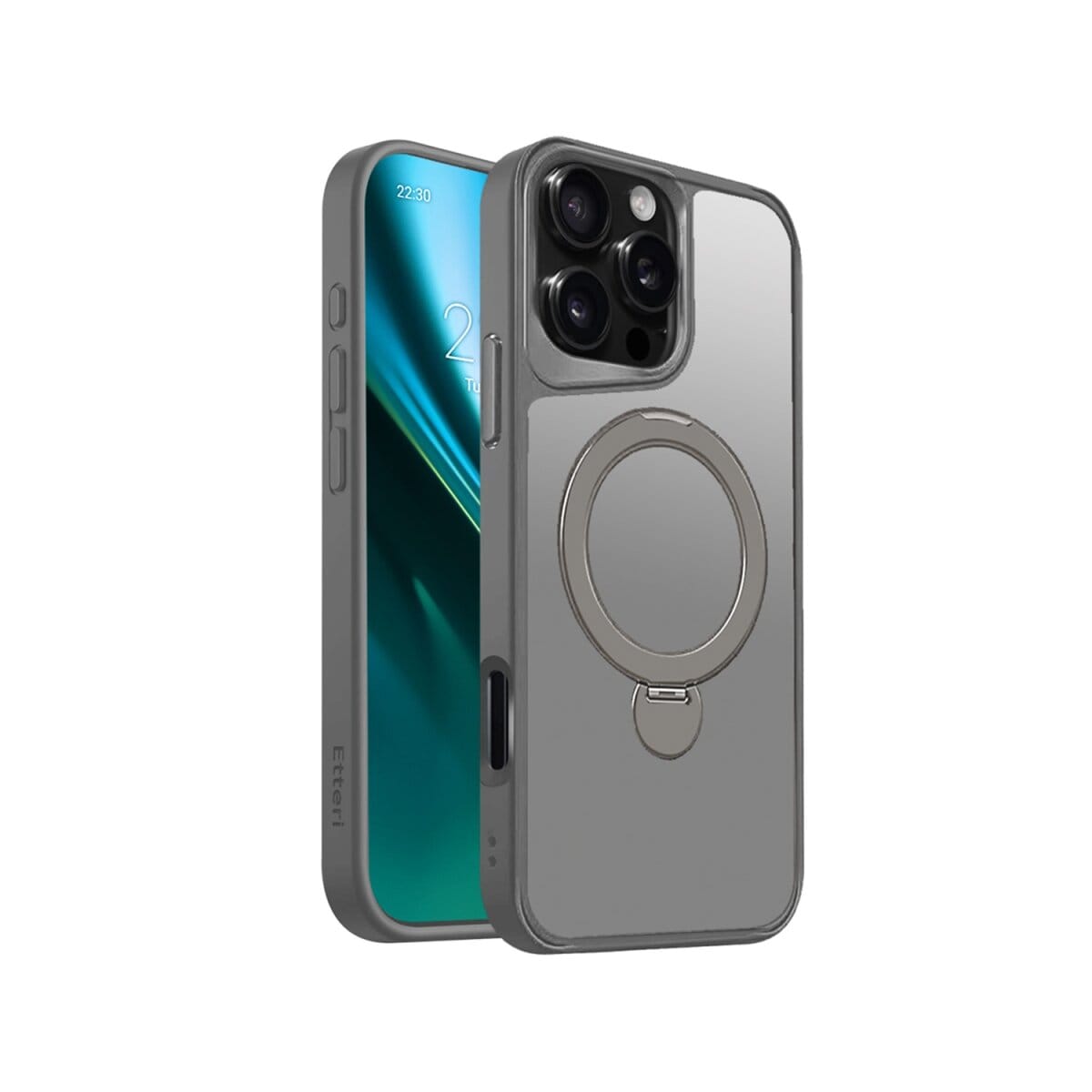 Etteri Matt Mag Ring Kompatibel mit  iPhone 18 Pro Max / 17 - Bild 1