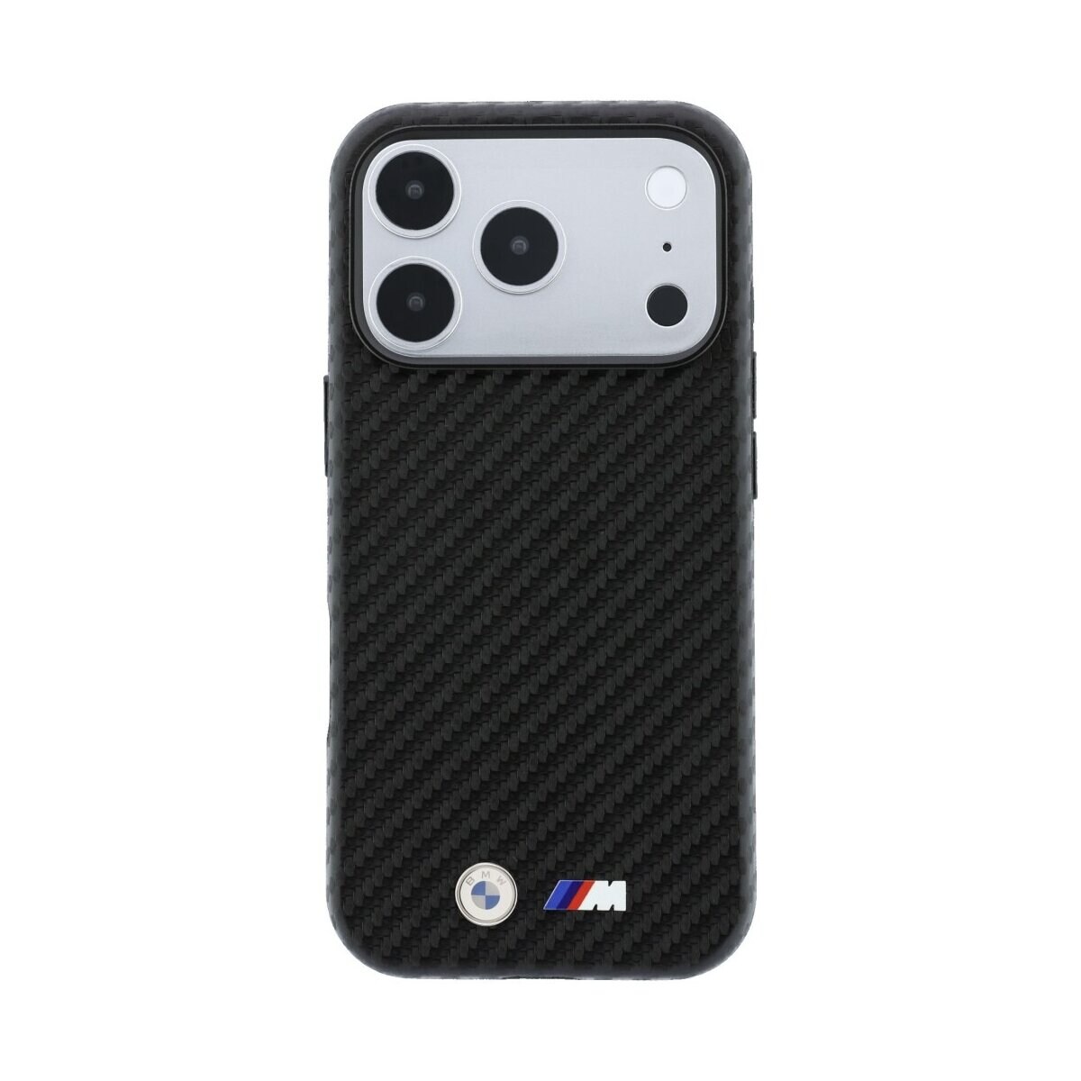BMW M Carbon Metal Logo kompatibel mit iPhone 18 Pro und 17