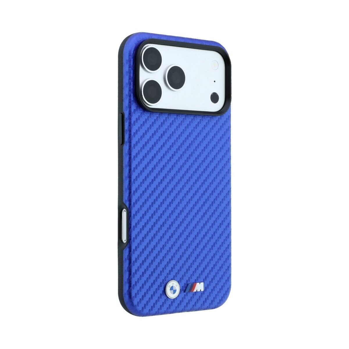 BMW M Carbon kompatibel mit iPhone 18/17 Pro Max Blau Hülle