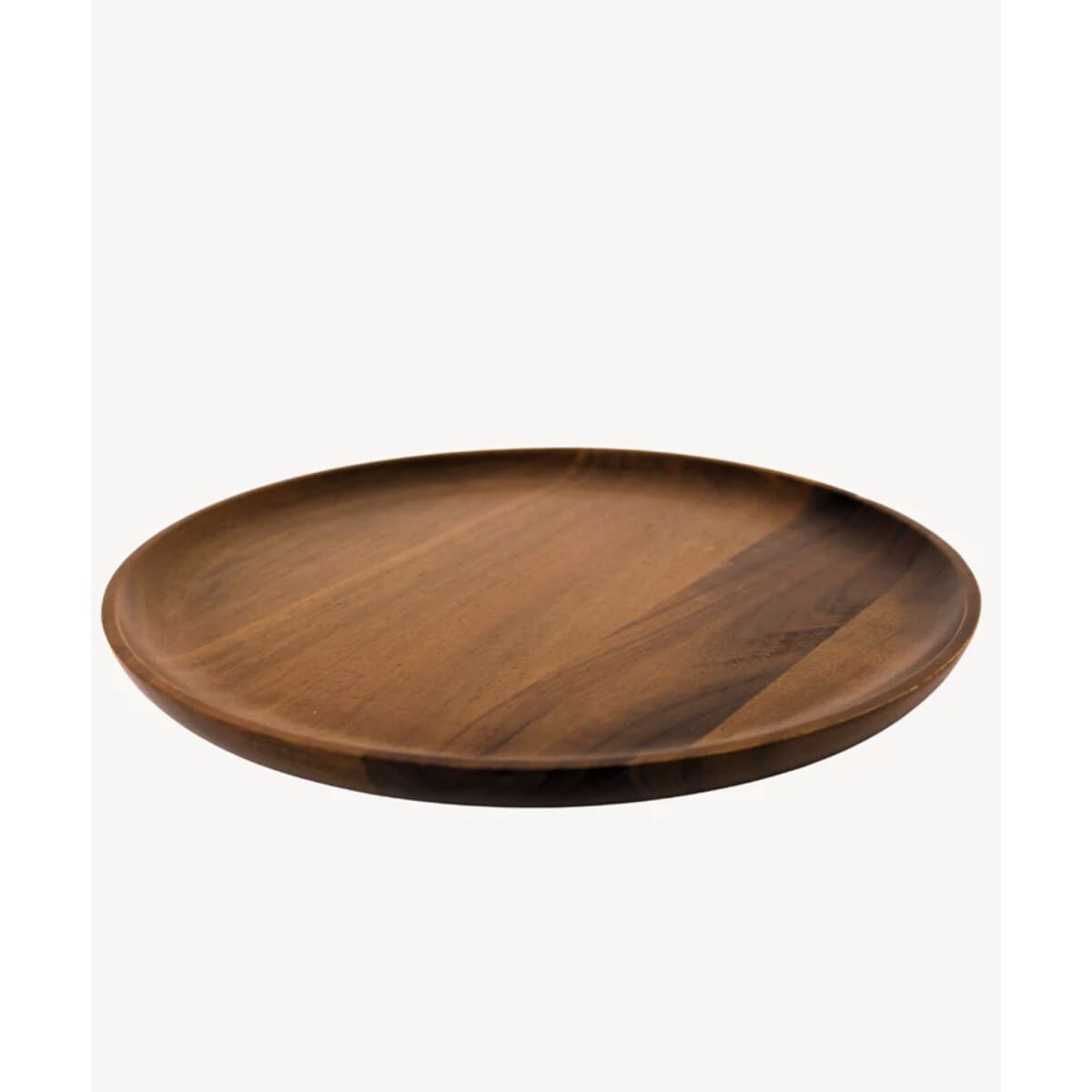 Akazie Pain Plate Servierplatte aus Akazienholz - &oslash;23 x 2 cn - Bild 1