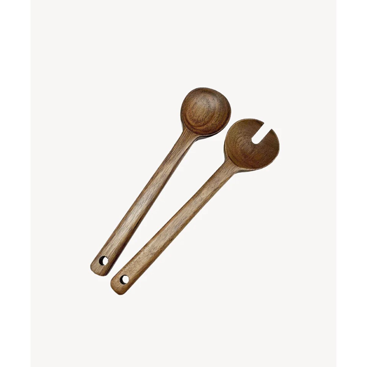 Akazie Luno Salatbesteck 2-teilig aus Akazienholz - 35 cm - Bild 1