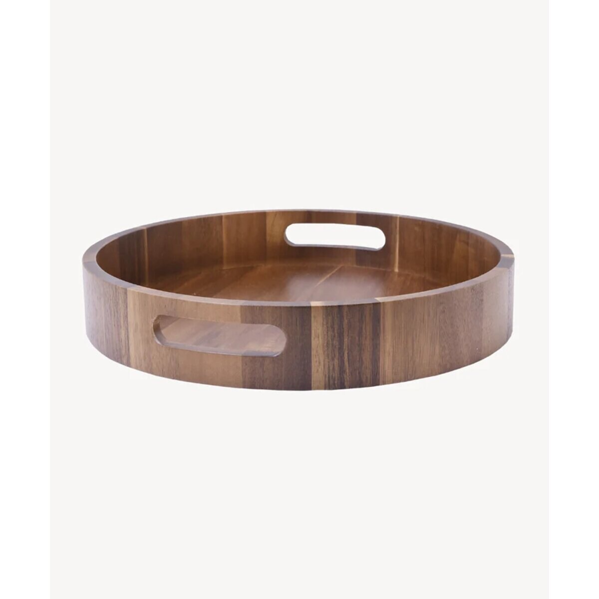 Akazie Terra Serviertablett aus Akazienholz ø35 cm – langlebig & vielseitig einsetzbar | 04260755476130