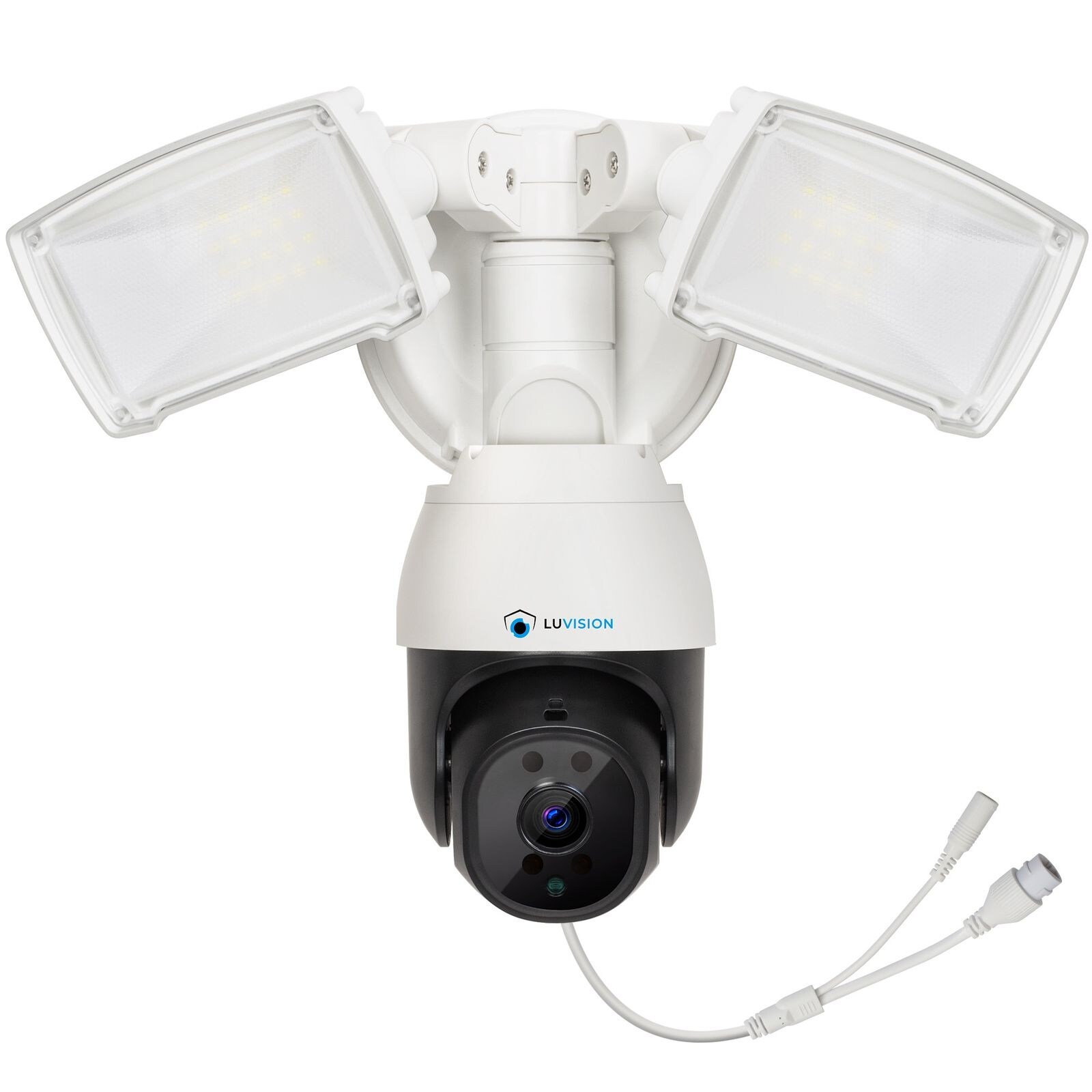 LUVISION LED Flutlicht PTZ WLAN Überwachungskamera mit Bewegungsverfolgung Lampe AI Auto Tracking | 04260657860549