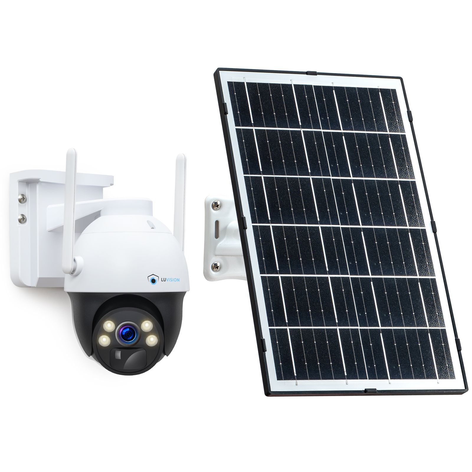 LUVISION 4G / LTE PTZ Solar &Uuml;berwachungskamera 4MP mit SIM Karte 2-Wege Audio, KI Bewegungsverfolgung farbige Nachtsicht - Bild 1