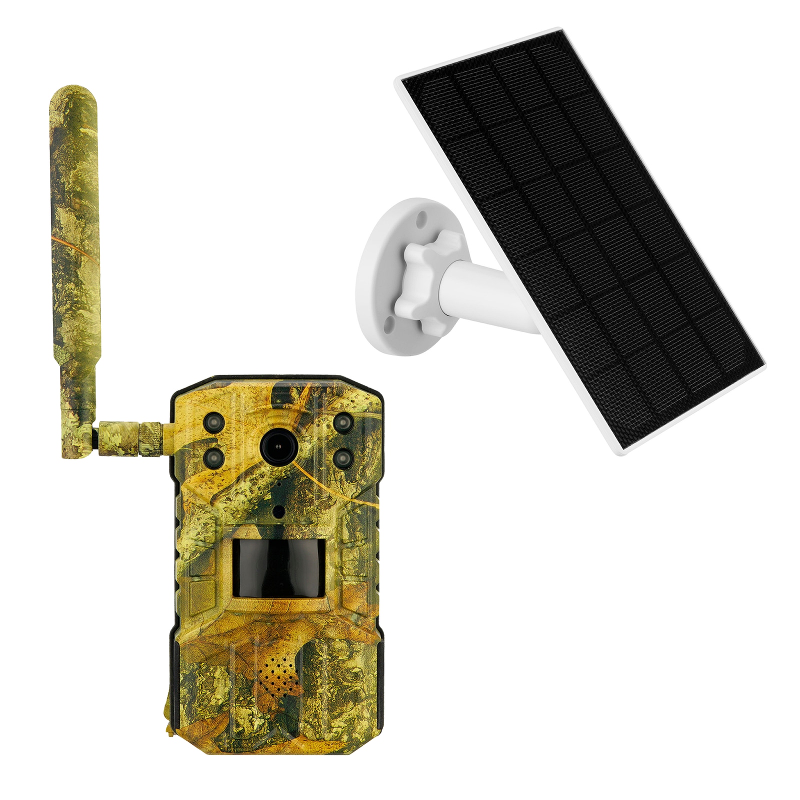 LUVISION 4G LTE Wildkamera Fotofalle Wildtierkamera SIM Karte Bewegungserkennung 14MP Nachtsicht Solar - Bild 1