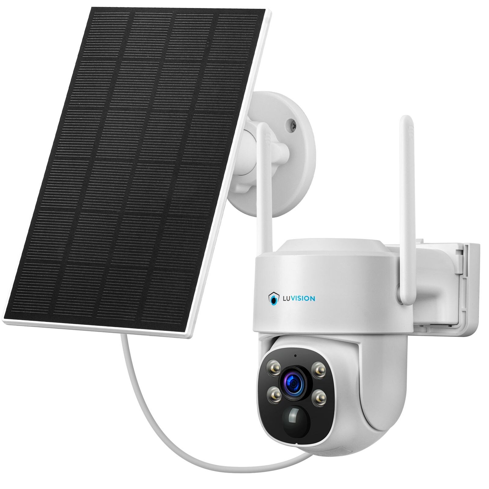 LUVISION WLAN PTZ 360°Überwachungskamera mit 4W Solarpanel schwenkbar und drehbar mit APP | 04260657861584