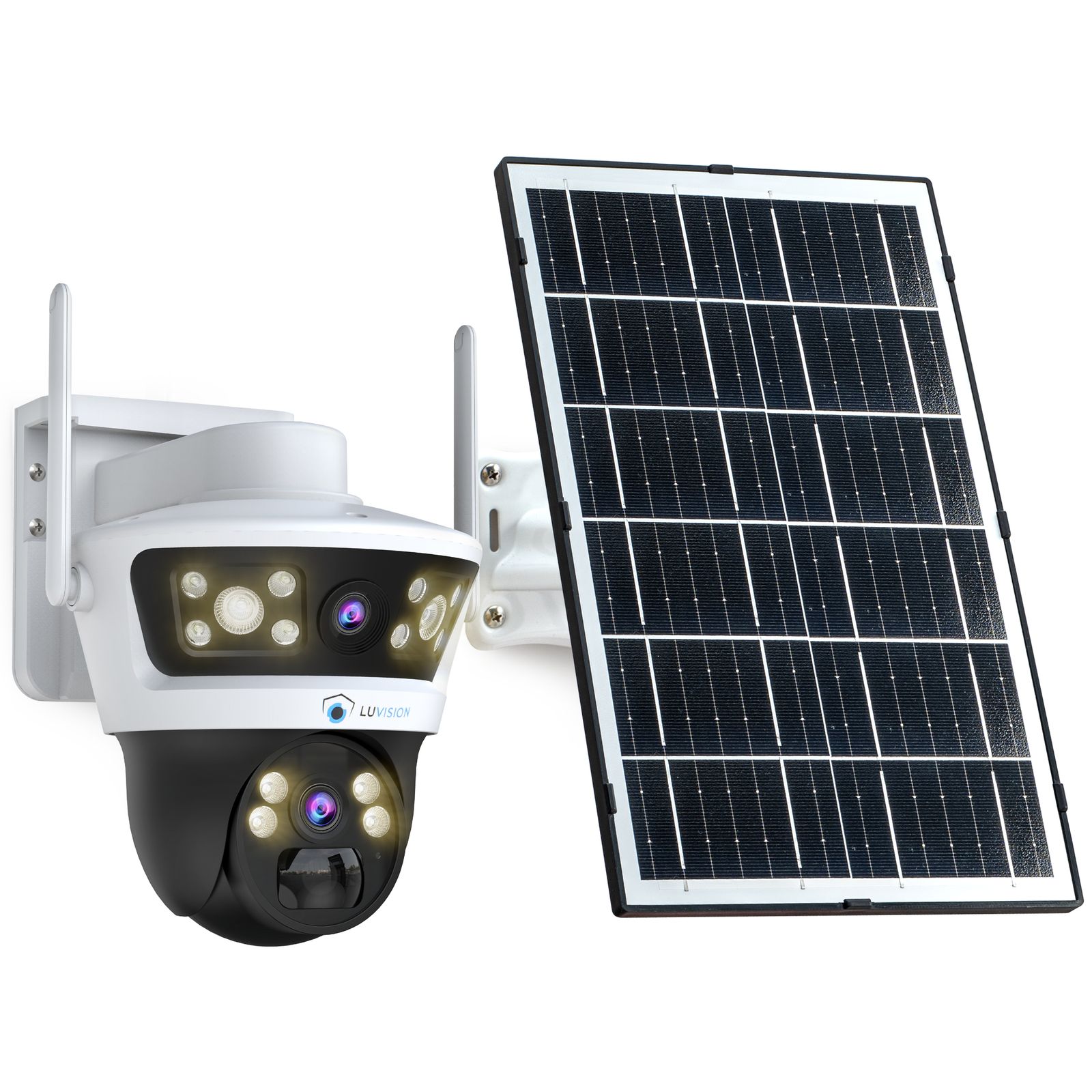 LUVISION 4G / LTE PTZ Solar &Uuml;berwachungskamera 24/7 Aufzeichnung AOV mit SIM Karte KI Bewegungsverfolgung - Bild 1