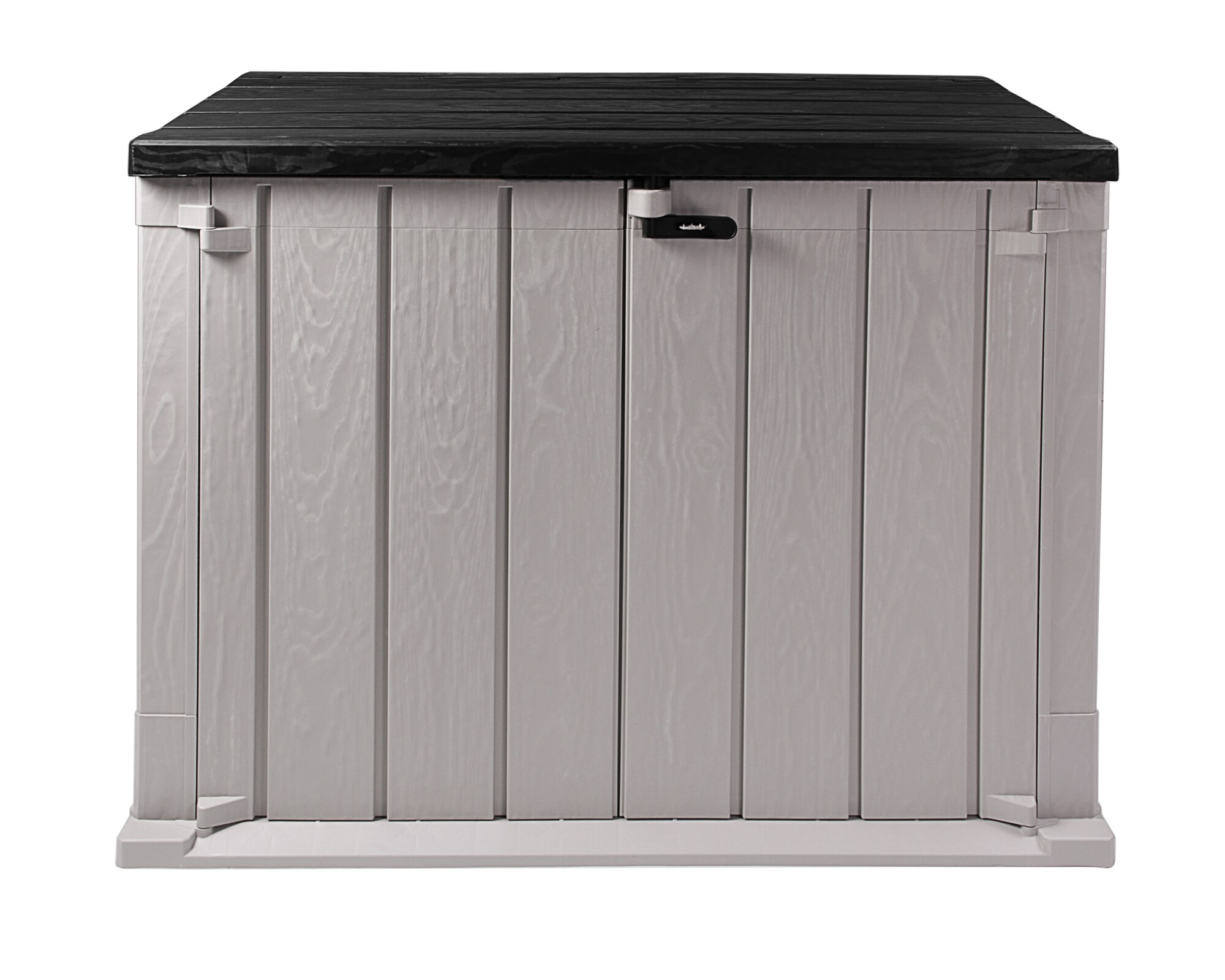 Gartenbox M&uuml;lltonnenbox Storer Light grau-anthrazit - Bild 1