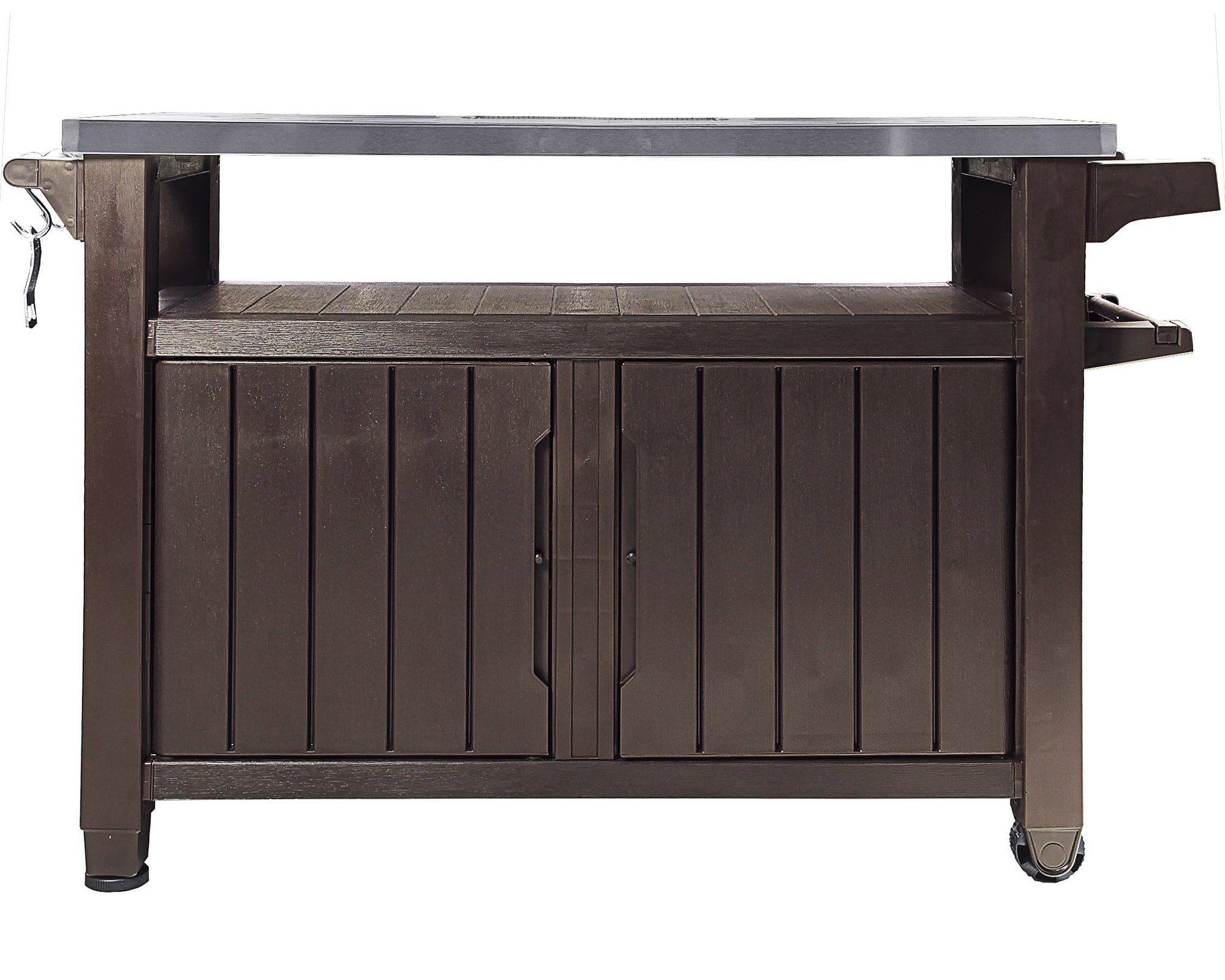 Keter Unity XL Grilltisch mit Edelstahlplatte Beistelltisch - Bild 1