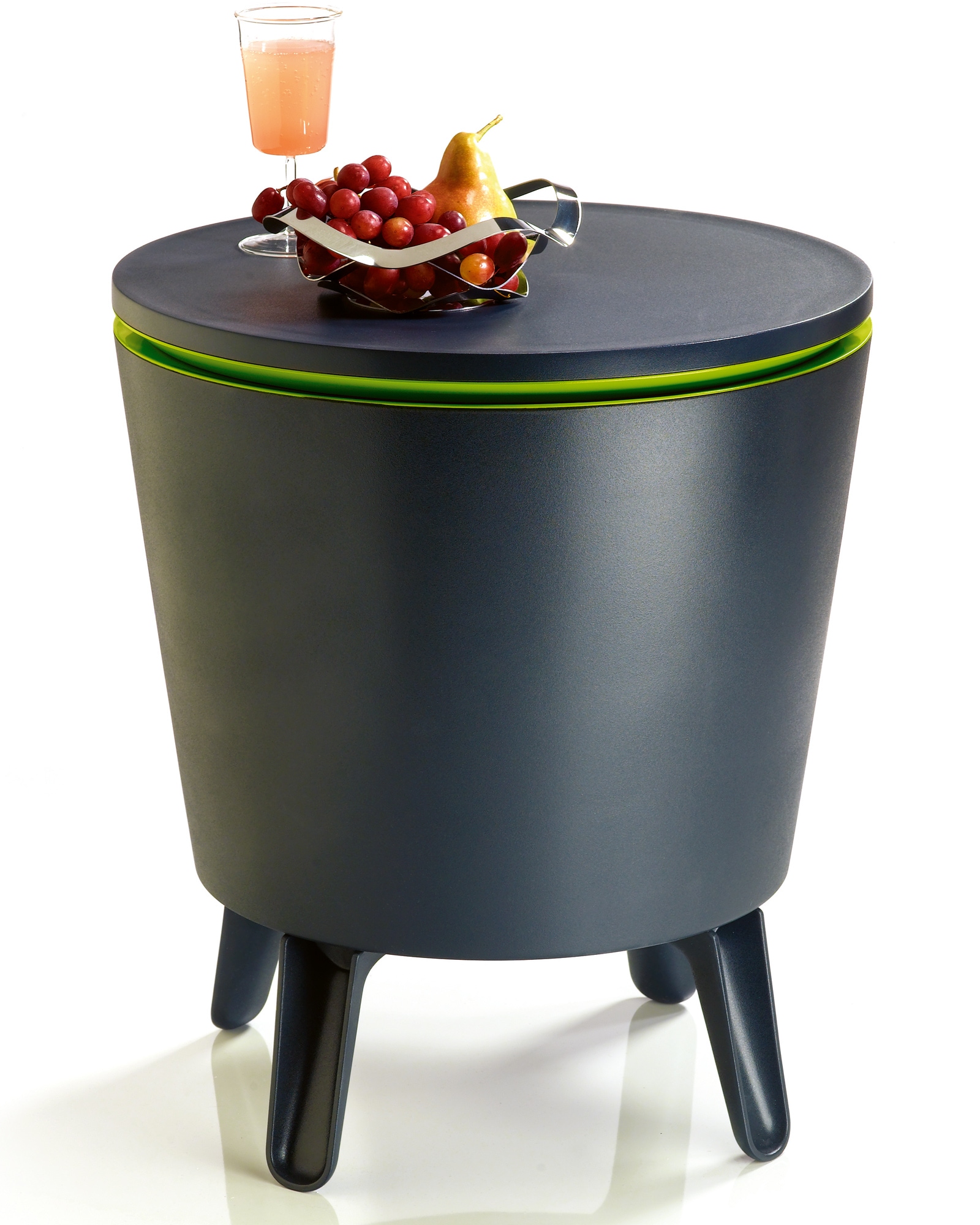 Keter Cool Bar Beistelltisch anthrazit-gr&uuml;n - Bild 1