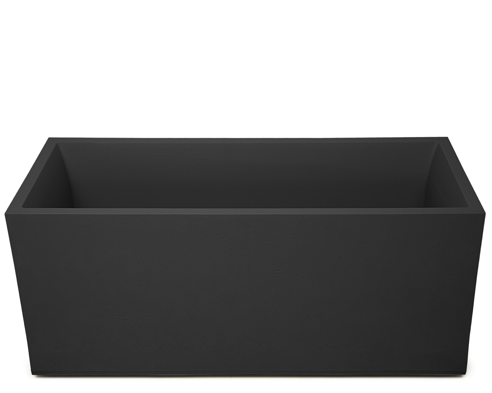 Pflanzkübel Basalt 100 Blumentopf doppelwandig anthrazit | 04250627272991