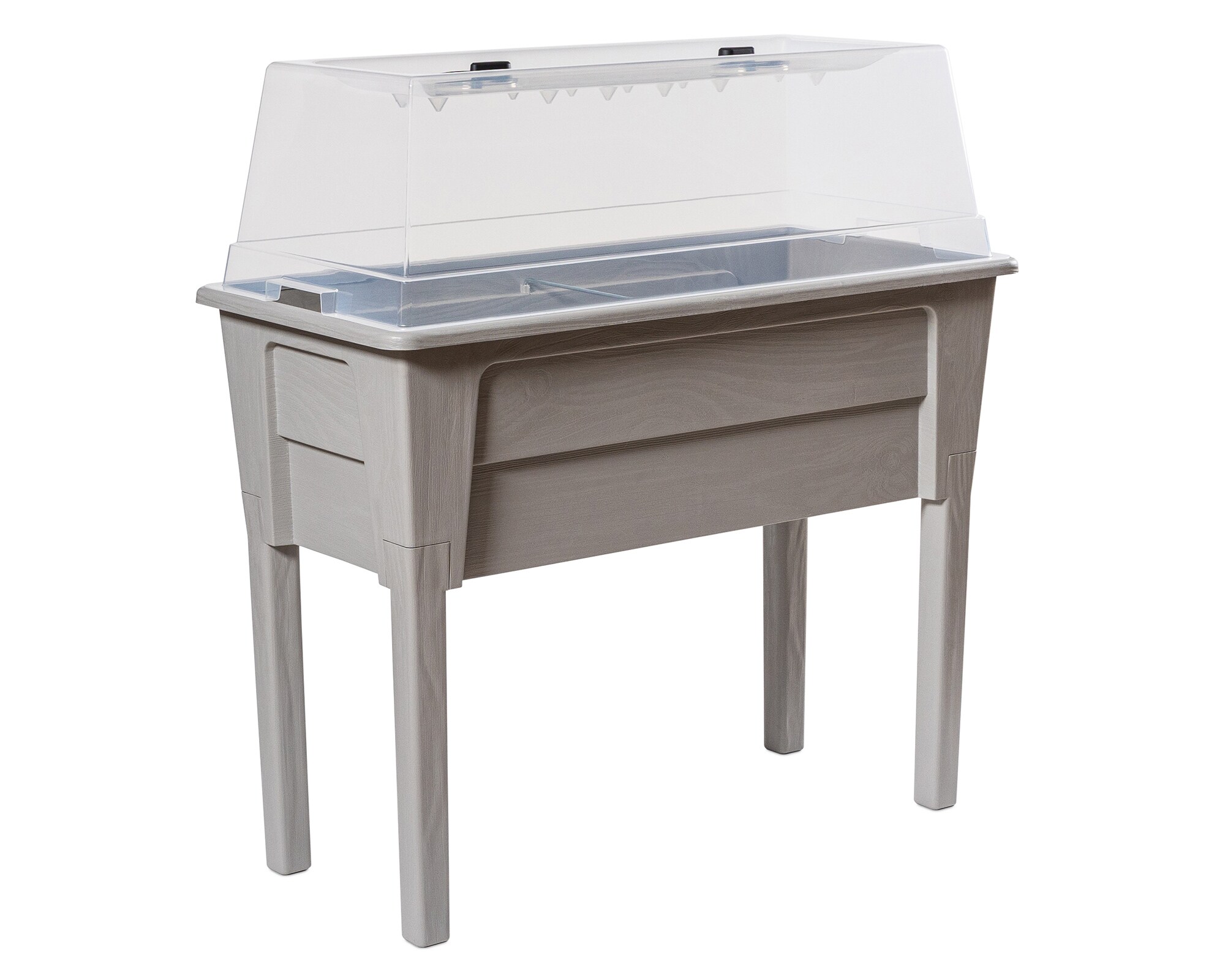 Hochbeet Fr&uuml;hbeet Gew&auml;chshaus Victoria warmgrau - Bild 1