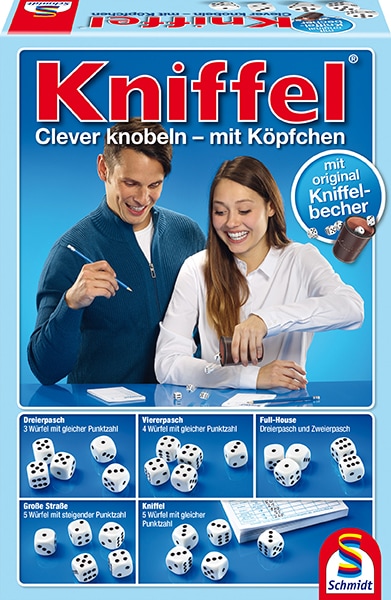 Schmidt Spiele Spielware Kniffel® mit Lederwuerfelbecher