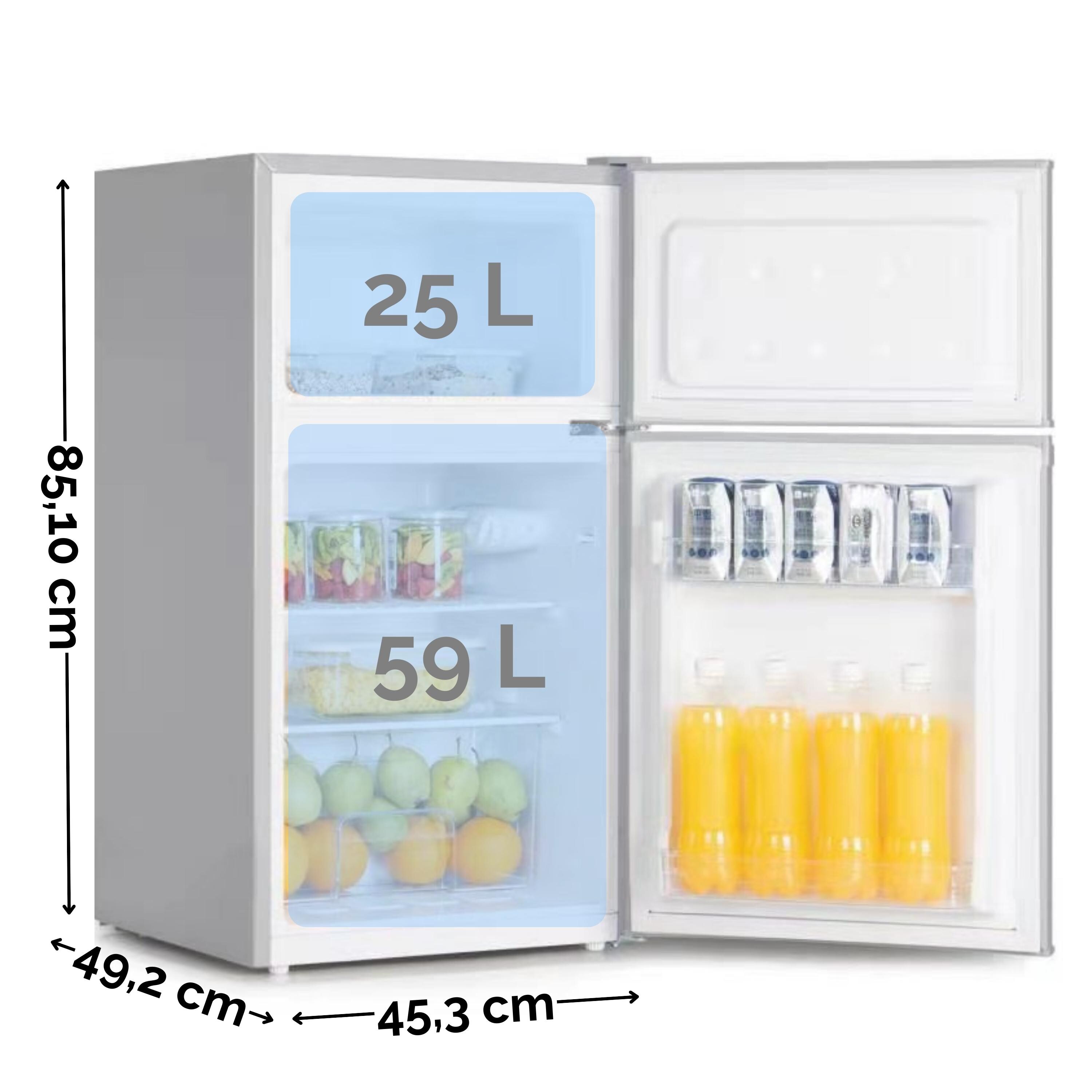 YUNA Serebro GK85 E-IX Kühl- und Gefrierkombination, 84 Liter  