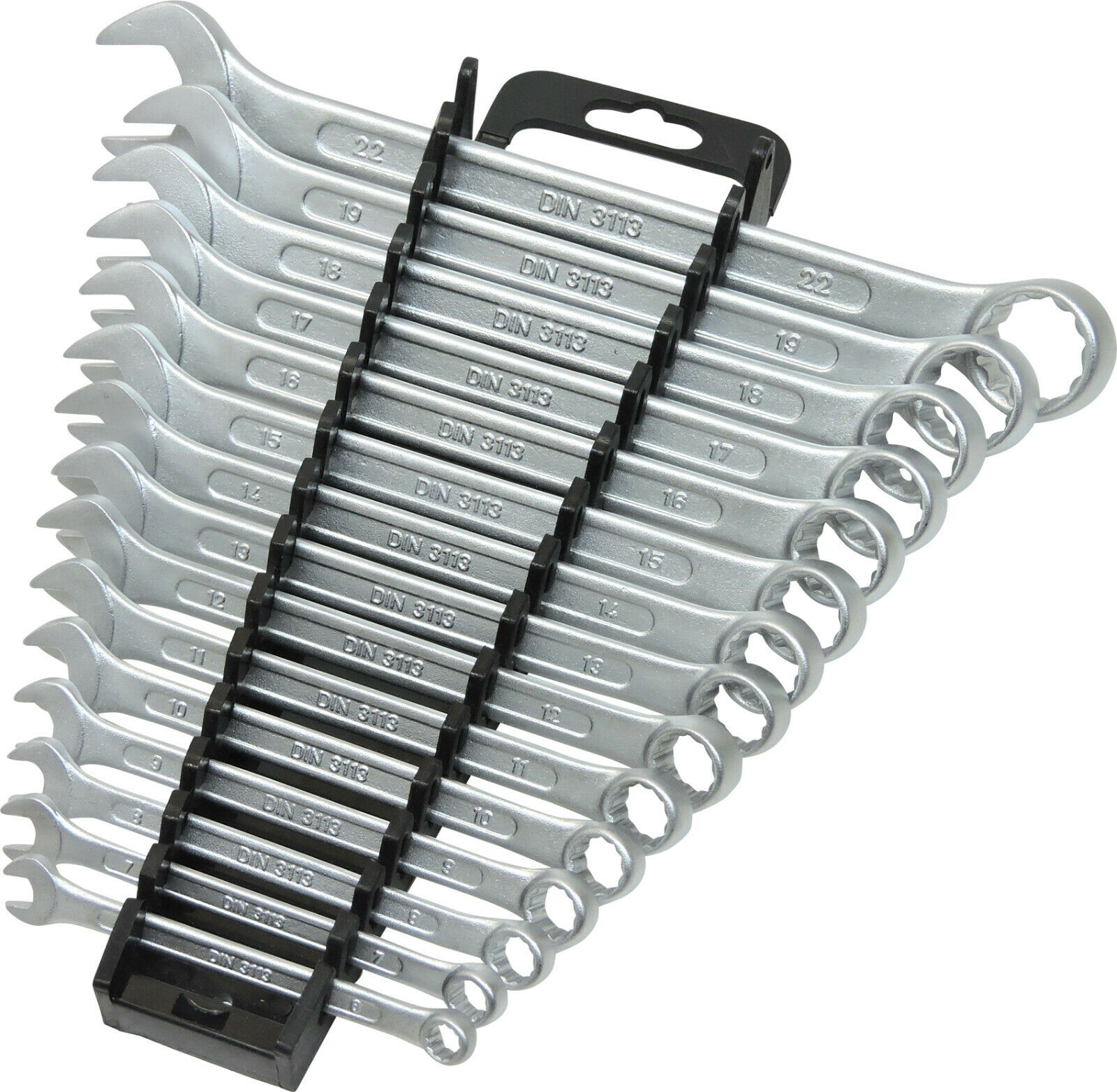 FAMEX 10355-15 Ringmaulschl&uuml;ssel Satz im Halter - 15-tlg. - Bild 1