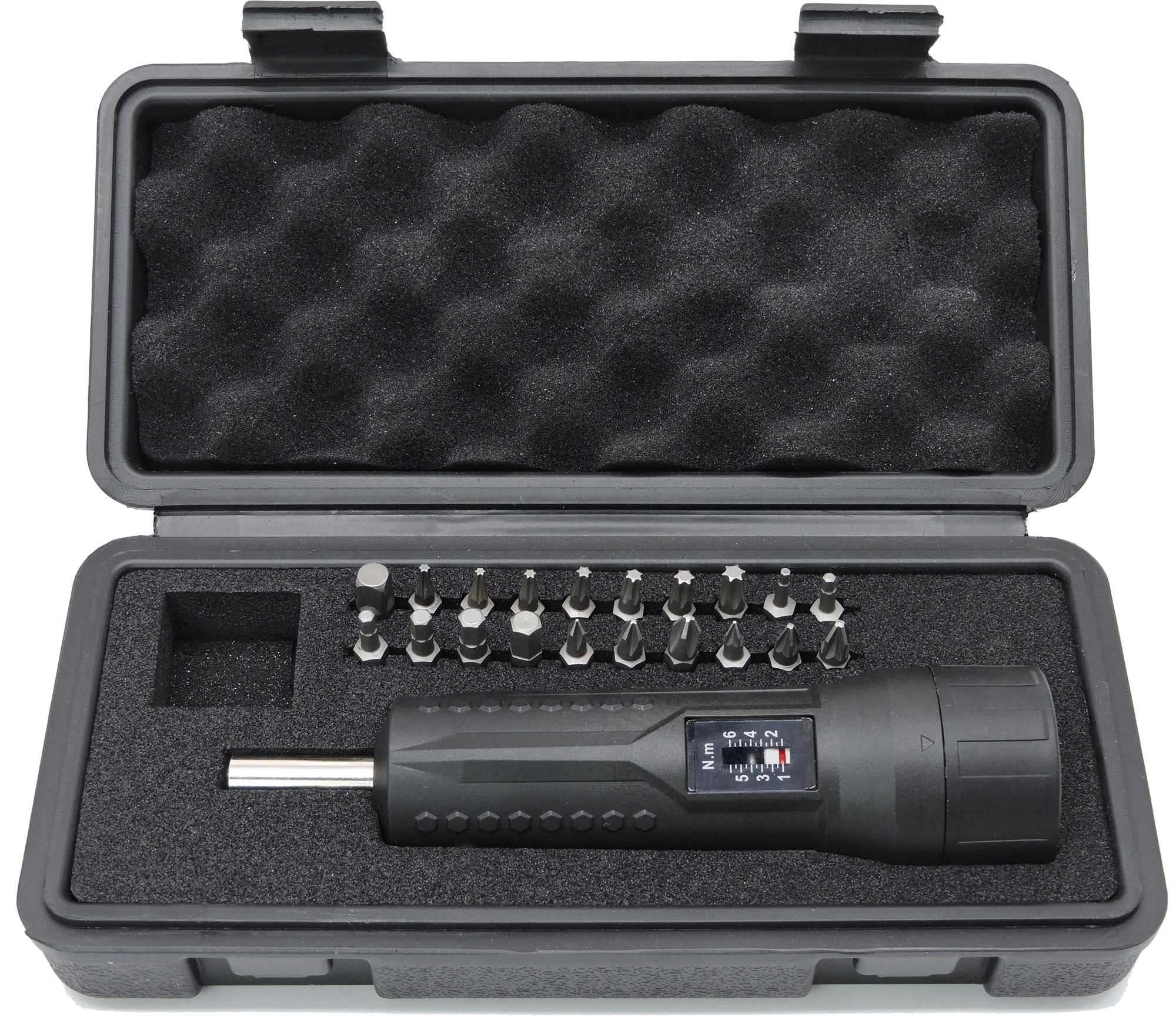 FAMEX 10897 Drehmomentschl&uuml;ssel 1/4" &ndash; 1-6 Nm - Schraubendreher - Bild 1